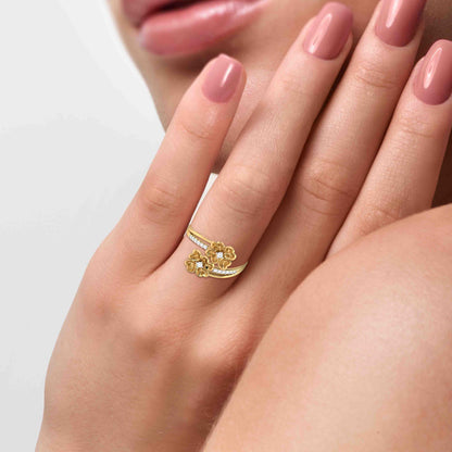 Flower Diamond Ring