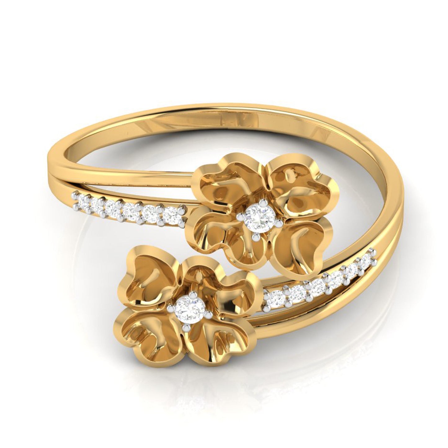 Flower Diamond Ring