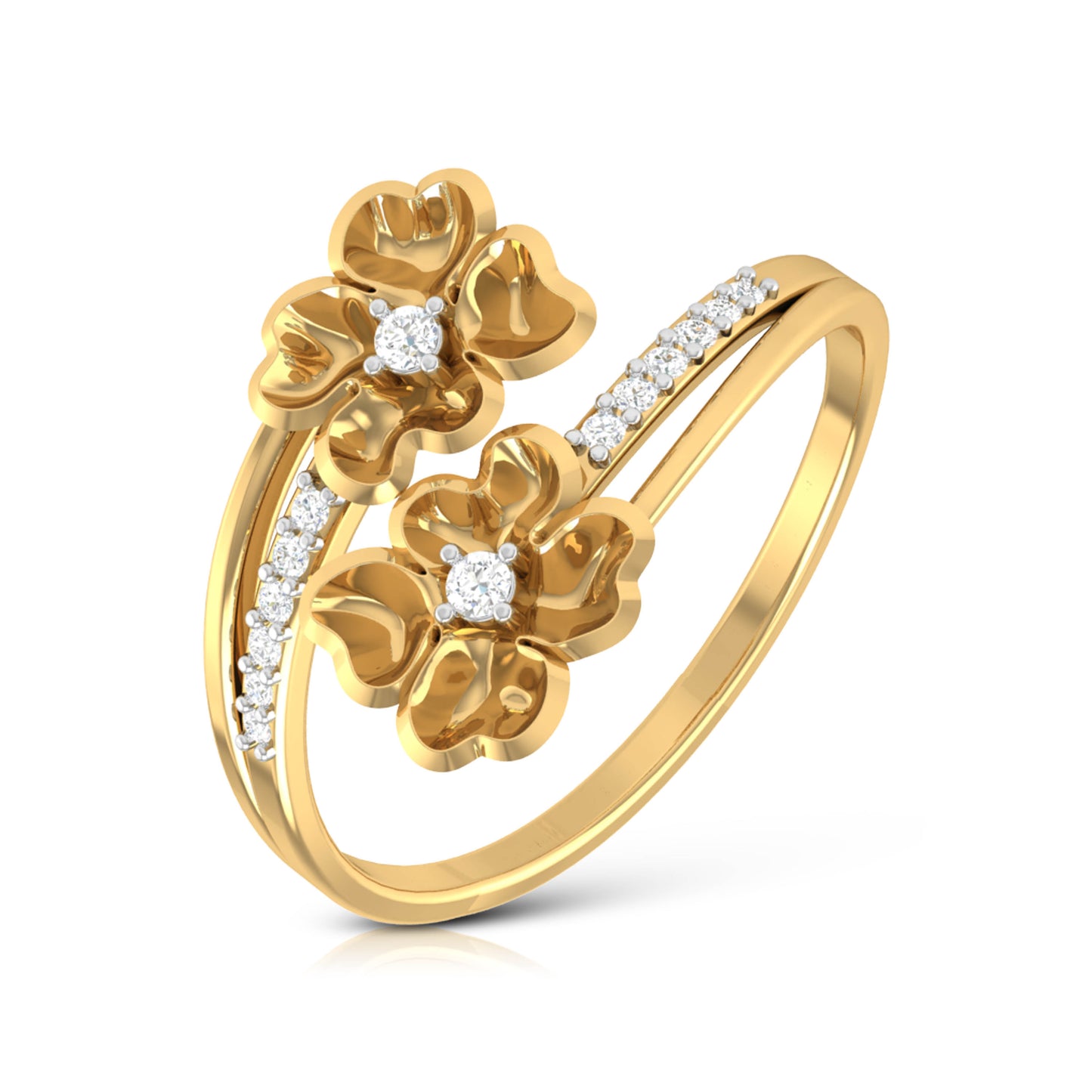 Flower Diamond Ring
